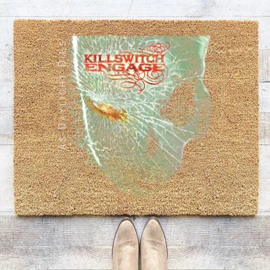 Discover Killswitch Engage Coir Doormats / Vintage 90s Concert Tour Graphic Coir Doormats Coir Doormats / 2000s Rock & Roll Music Band Album Art / Rocker Style