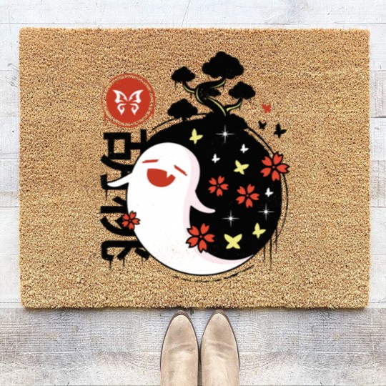 Discover Hu Tao Ghost - Genshin Impact - Coir Doormats
