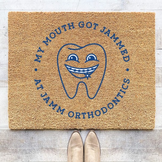 Discover Jamm Orthodontics - My Mouth Got Jammed Jamm Orthodontics - Coir Doormats