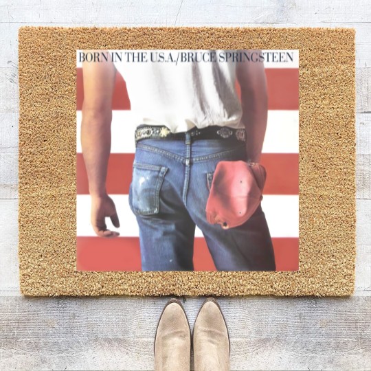 Discover Bruce Springsteen Born In The USA Rock Coir Doormats Coir Doormats