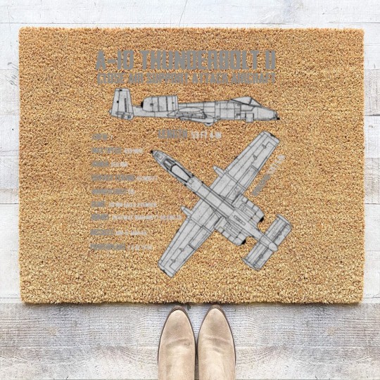 Discover A-10 Thunderbolt - A 10 Warthog - Coir Doormats