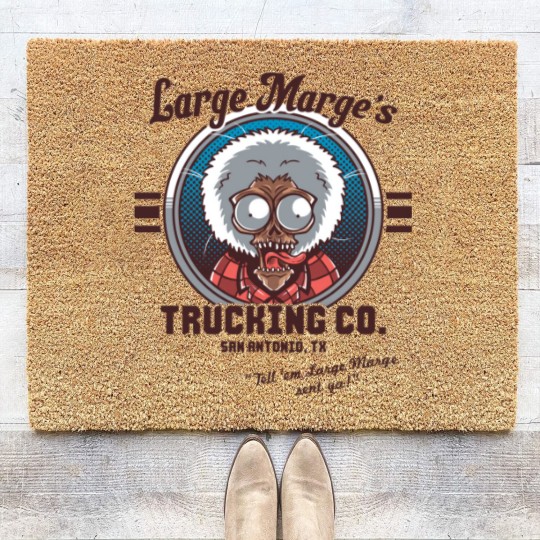 Discover Large Marge's Trucking Co. - Pee Wee Herman - Coir Doormats