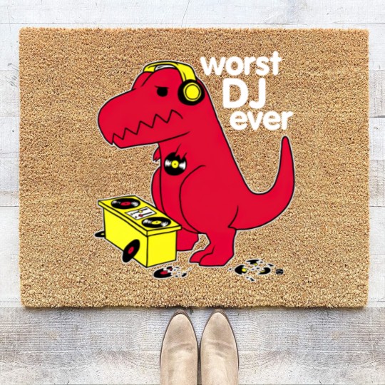 Discover Worst DJ Ever Coir Doormats