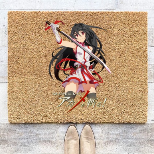 Discover akame sword strike pose - Anime - Coir Doormats