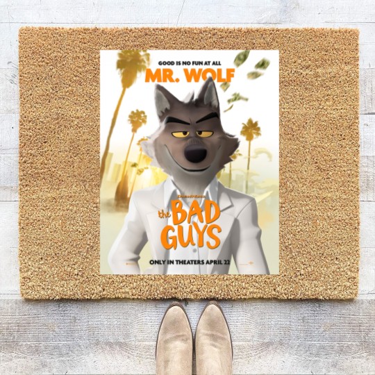 Discover Mr Wolf Bad Guys Classic Coir Doormats