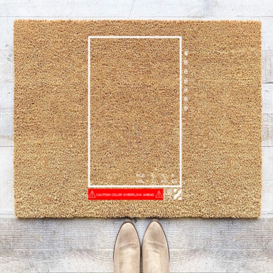 Discover Black Overflow - Techwear - Coir Doormats