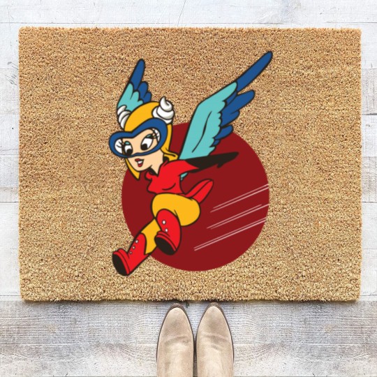 Discover Fifinella WASP Women Airforce Service Pilots Patch - Fifinella - Coir Doormats