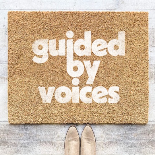 Discover Guided By Voices / Faded Style Retro Typography Design - Guided By Voices - Coir Doormats