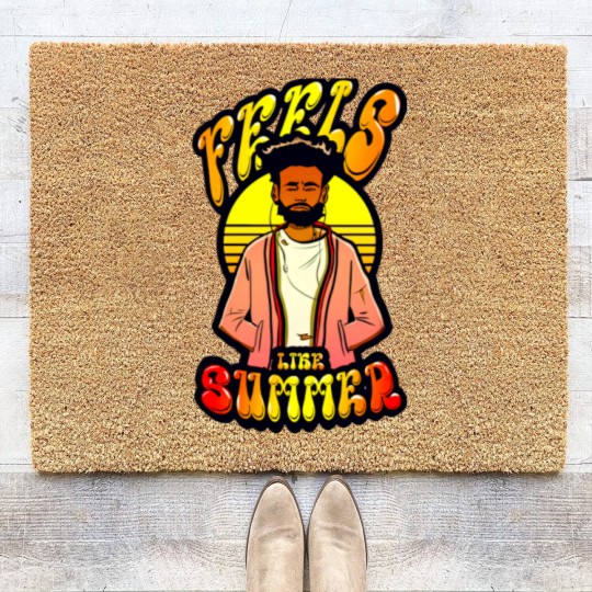 Discover Feels Like Summer - Childish Gambino - Coir Doormats