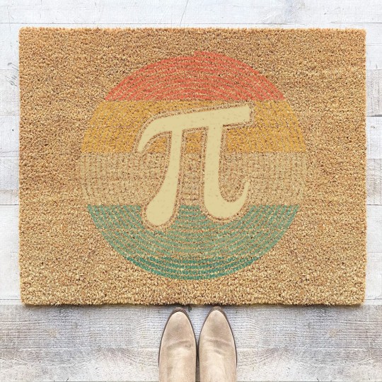 Discover PI Day Math 3.14 Number PI Lover - Pi Day - Coir Doormats