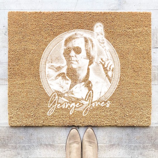 Discover George Jones / Retro Style Fan Design - George Jones - Coir Doormats