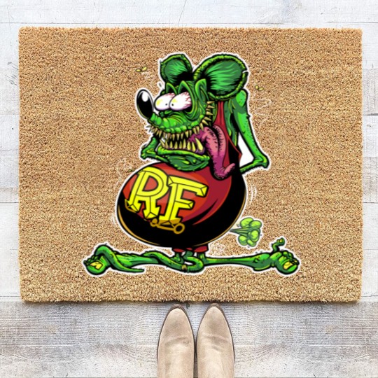 Discover Bootleg Ratfink - Rat Fink - Coir Doormats