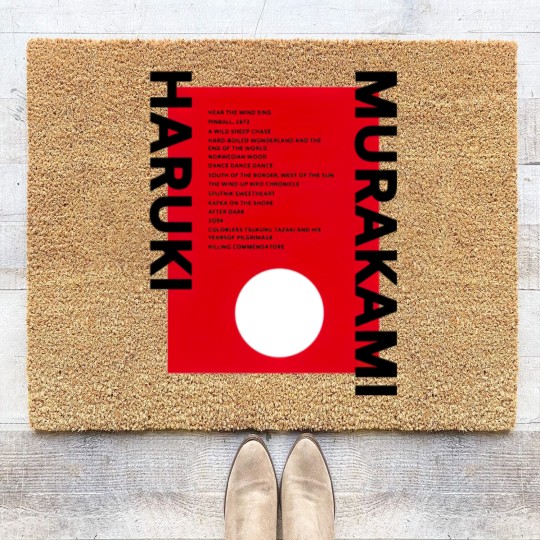 Discover Haruki Murakami Books - Murakami - Coir Doormats