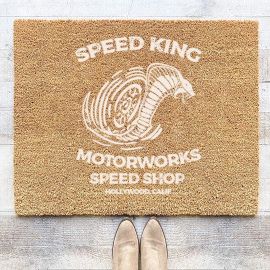 Discover Speed King Motorworks Speed Shop Hollywood, Calif - Speed King Motorworks Cobra Kai - Coir Doormats