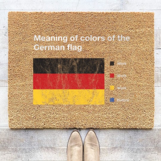 Discover Meaning Of Colors Of The German Flag Meme for Coir Doormats
