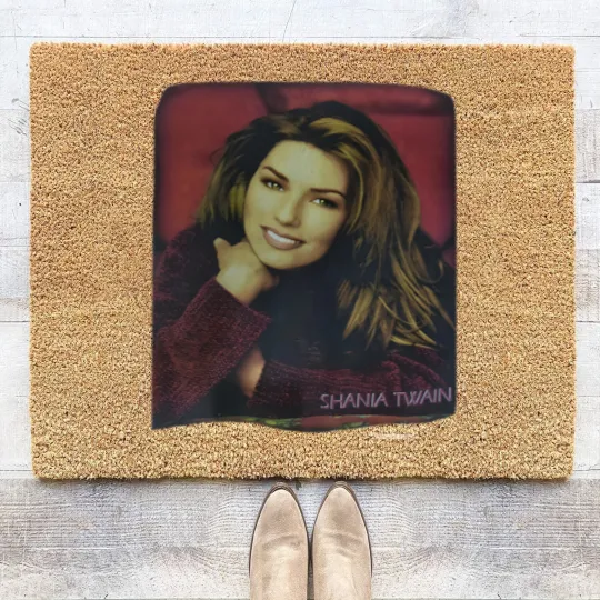 Discover Vintage 1996 Shania Twain Tour Coir Doormats, Pop,
