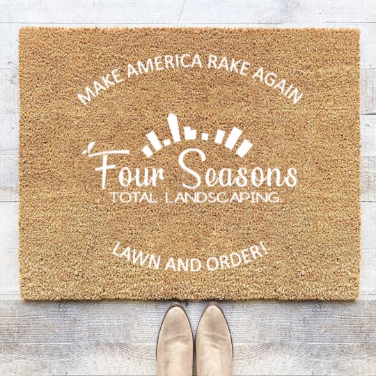 Discover Four Seasons Total Landscaping Coir Doormats Make America Rake Again Holiday Gift