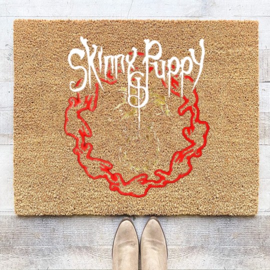 Discover Logos Skinny Puppy band Graphic Coir Doormats