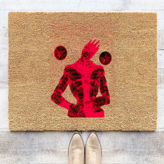Discover Whitesnake Matrix Design (Red Variant) - Jojo's Bizarre Adventure: Stone Ocean - Stone Ocean - Coir Doormats