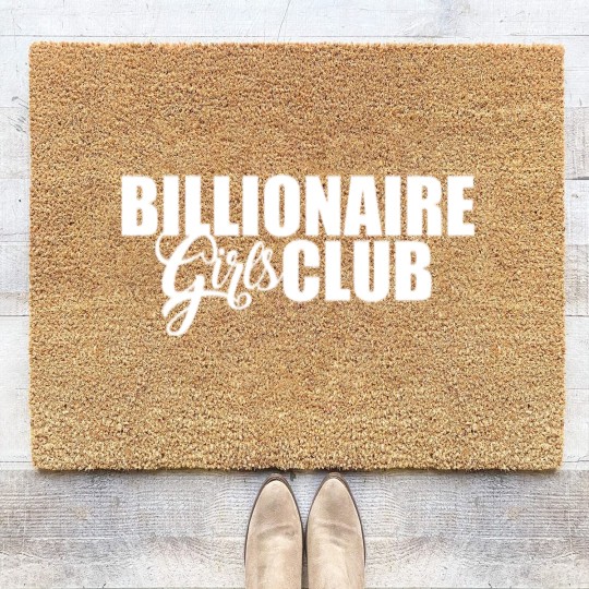 Discover #1 BILLIONAIRE GIRLS CLUB Coir Doormats