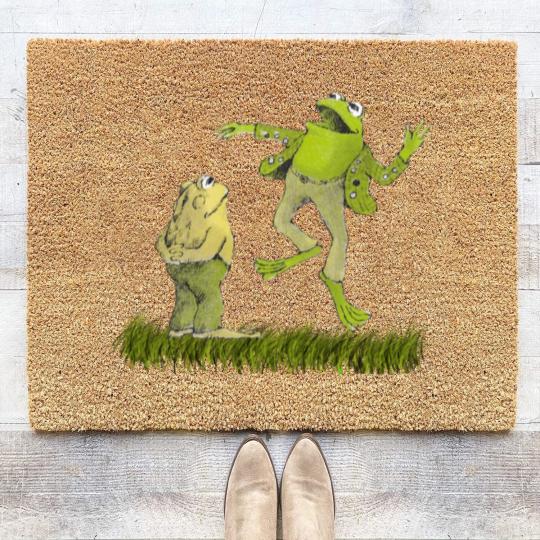 Discover Frog and toad are friends Coir Doormats