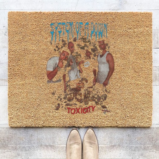 Discover Vintage SYSTEM OF DOWN American Rock Band Toxicity Coir Doormats