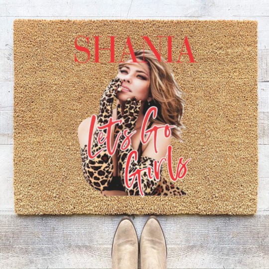 Discover Let's go girls vintage western graphic Coir Doormats