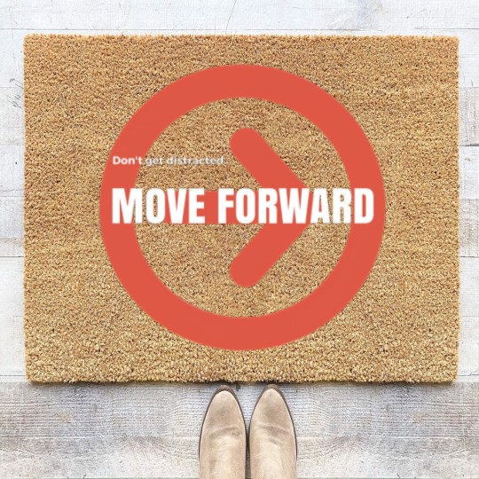 Discover Move Forward Coir Doormats