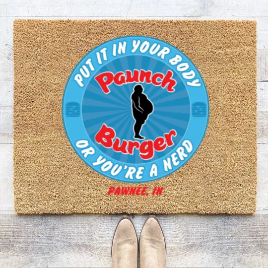 Discover Paunch Burger Coir Doormats