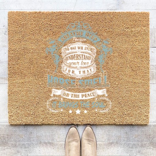 Discover Horse love - Breath deep because no one understand Coir Doormats
