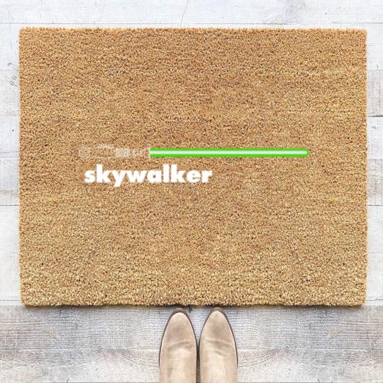 Discover Skywalker Green Coir Doormats
