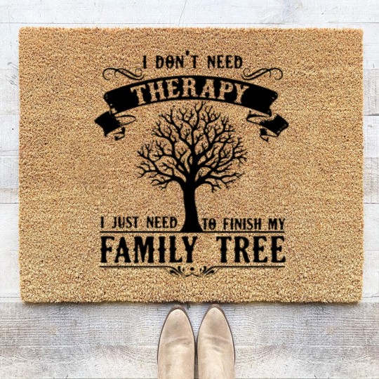 Discover Genealogy My Family Tree Coir Doormats Coir Doormats