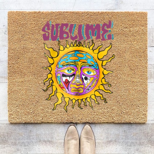 Discover Sublime Vintage Logo Coir Doormats - Sublime Coir Doormats, Rock Band Coir Doormats, Fan Gift Birthday