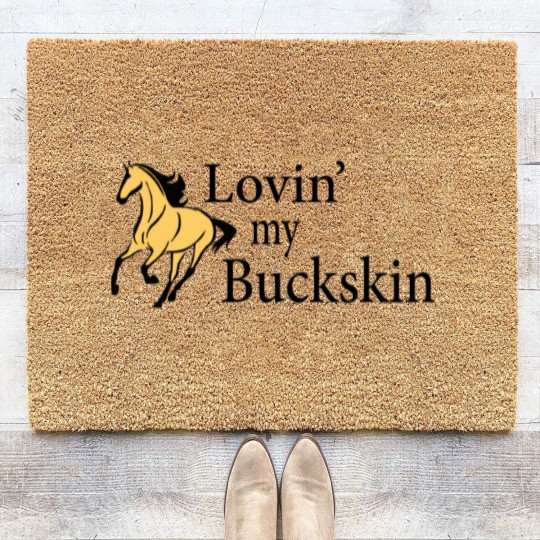 Discover Buckskin Horse: Love Coir Doormats