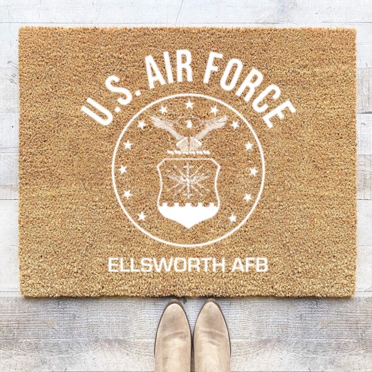 Discover Ellsworth Air Force Base Coir Doormats