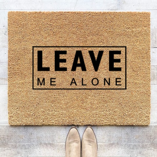 Discover Leave me alone Coir Doormats