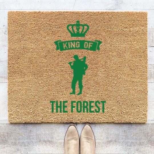 Discover The King Of The Forest funny Coir Doormats Coir Doormats