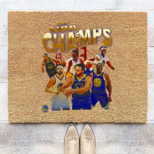 Discover Warriors 2022 Champs Bootleg Coir Doormats PNG, Vintage 90s Bootleg Coir Doormats Design