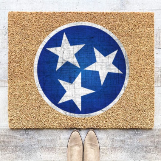 Discover Tennesse State Flag Coir Doormats