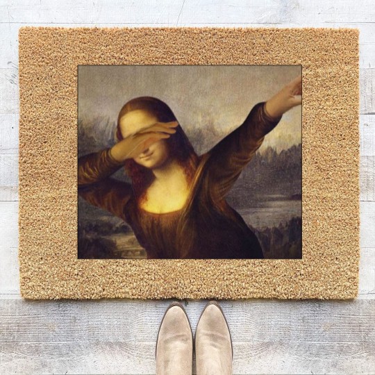 Discover 3196 Mona Lisa Dabbing Coir Doormats