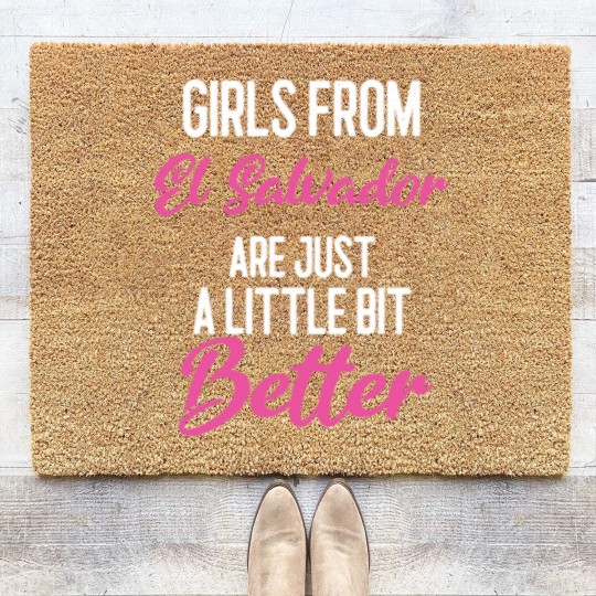 Discover Girls From El Salvador Are Little Bit Better Coir Doormats