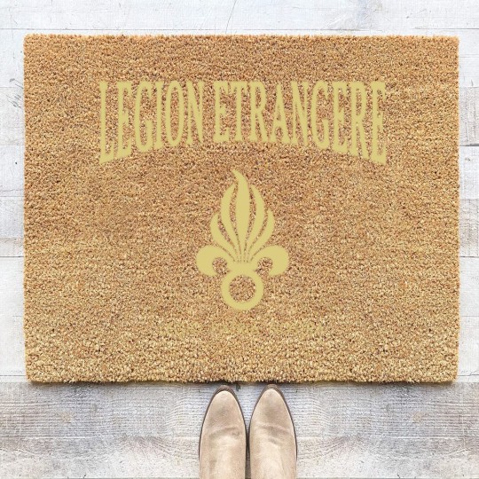 Discover Legion Etrangere Paratrooper French Foreign Legio Coir Doormats