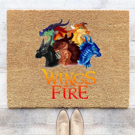 Discover Love Dragons Graphic Wings Of Fire Manga Series Coir Doormats