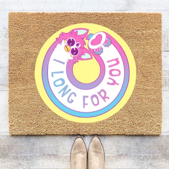 Discover I long for you - Long Furby - Coir Doormats