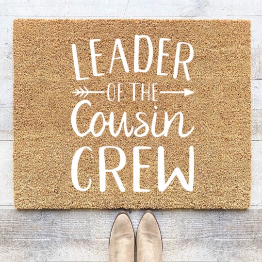 Discover Leader of the cousin crew Coir Doormats