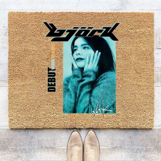 Discover Bjork Venus as a boy Retro Coir Doormats, Bjork Venus as a boy Vintage print Coir Doormats