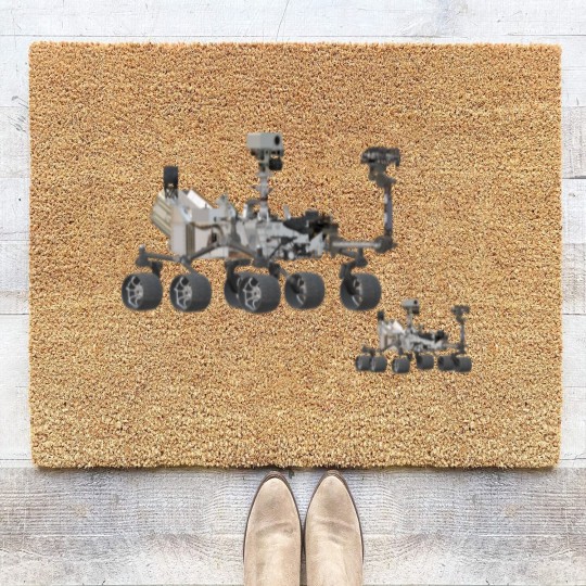 Discover mars curiosity rover Coir Doormats