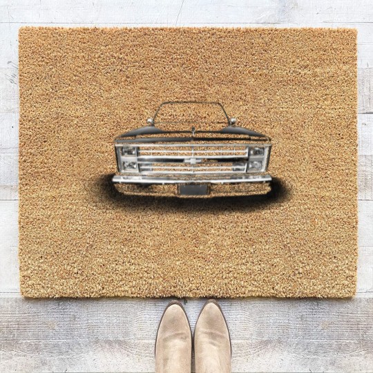 Discover Chevy Silverado Squarebody - low key Coir Doormats