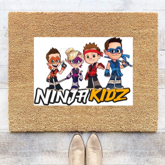 Discover Ninja Kidz TV Premium Matte Vertical Poster Coir Doormats