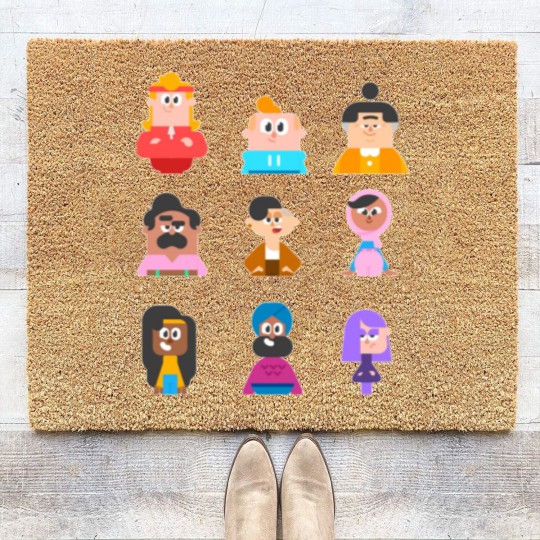 Discover Duolingo Characters   Classic Coir Doormats Coir Doormats
